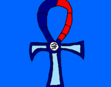 Coloring page Ankh painted byalessandpo