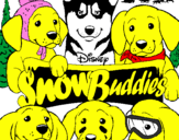 Coloring page Snow Buddies painted bymya