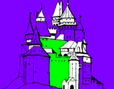 Coloring page Medieval castle painted byN3$1@