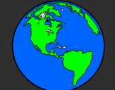 Coloring page Planet Earth painted byrafael
