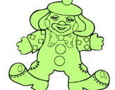 Coloring page Clown with big feet painted bymaxi