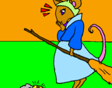 Coloring page The vain little mouse 2 painted byPage 2