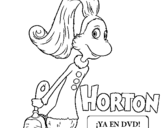 Coloring page Horton - Sally O'Maley painted bymoshi friend