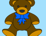Coloring page Teddy bear painted byRosalea