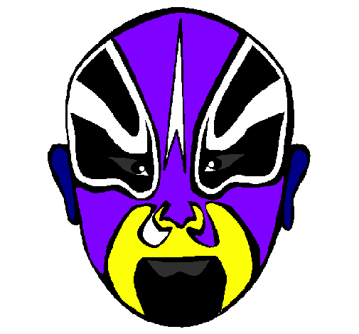 Coloring page Wrestler painted bycarmina