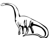 Coloring page Mamenchisaurus painted bylss