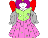 Coloring page Fairy painted bySARAH     