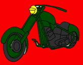 Coloring page Motorbike painted bycarsyn