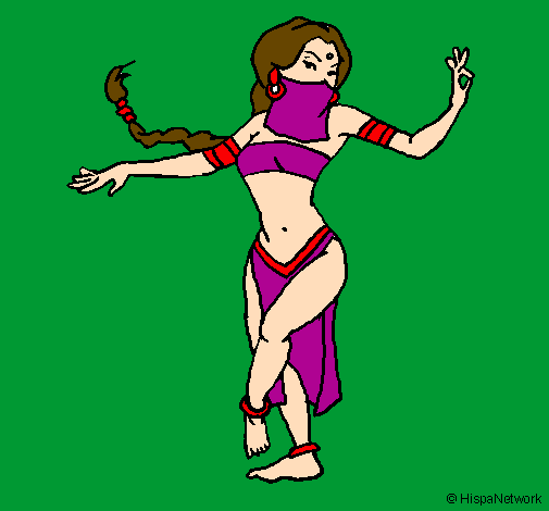 Moorish princess dancing