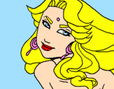 Coloring page Amazonian princess painted byElizabeth