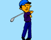 Coloring page Golf painted byadrian vallejo