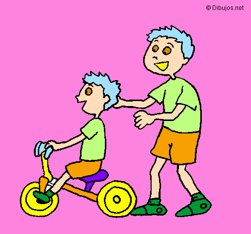 Coloring page Tricycle painted byALEJANDRAYNECO