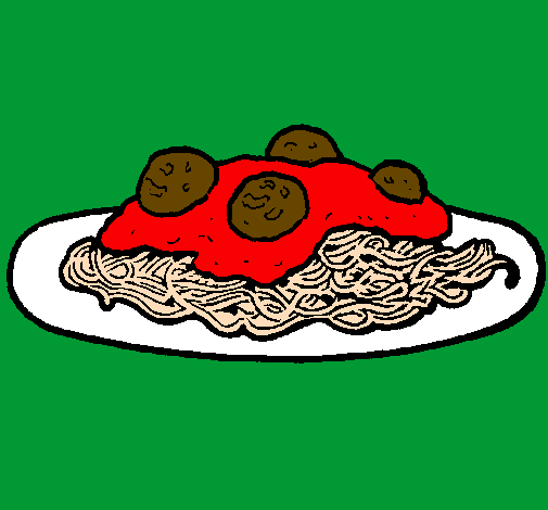Spaghetti with meat