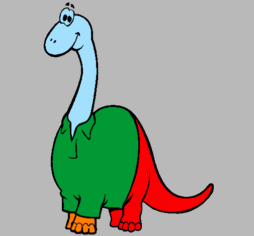 Diplodocus with shirt