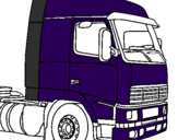 Coloring page Truck painted byluciano