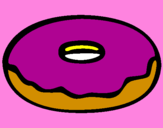 Coloring page Doughnut painted bydania