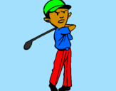 Coloring page Golf painted byfatima