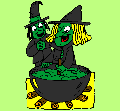Witch and potion