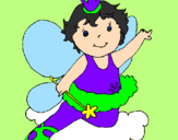 Coloring page Fairy painted byCandie