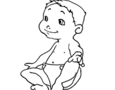 Coloring page Baby II painted byyuan