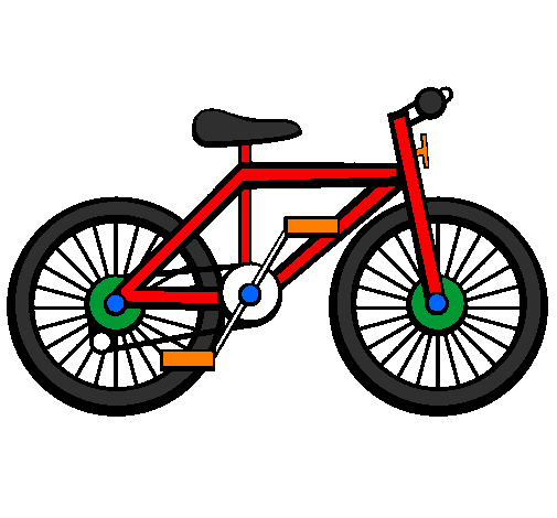 Coloring page Bike painted bybike