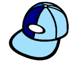 Coloring page Peaked cap painted bynapo