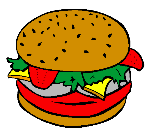 Hamburger with everything
