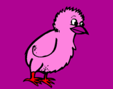 Coloring page Chick painted bymonsse