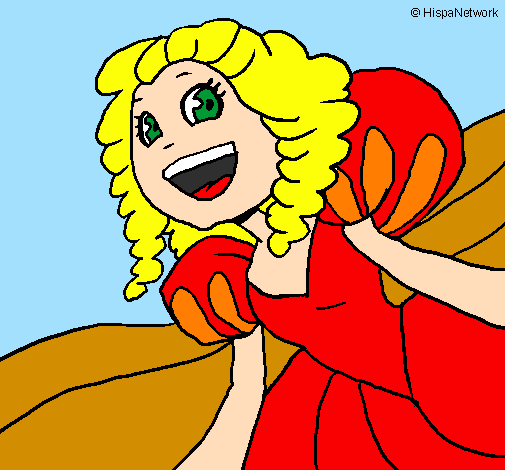 Cheerful princess