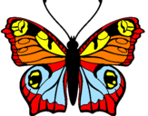 Coloring page Butterfly painted bykelly