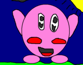 Coloring page Kirby painted bystephanie cancel roman