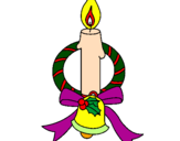 Coloring page Candle III painted byshorty