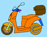 Coloring page Autocycle painted byhenry