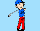 Coloring page Golf painted byarran 
