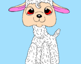 Coloring page Lamb II painted byDennisse