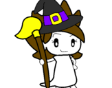 Coloring page Witch Turpentine painted bymicah