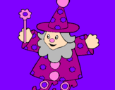 Coloring page Little witch painted bypalencia