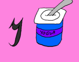 Coloring page Yoghurt painted byYASSINE