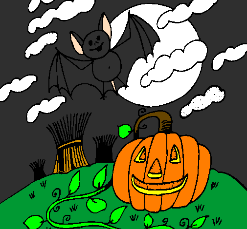 Halloween landscape