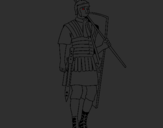 Coloring page Roman soldier painted byYAyieatoa;yakyh