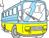 Coloring page Bus painted byibhkhijkjhfmj