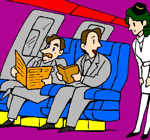 Aeroplane passengers