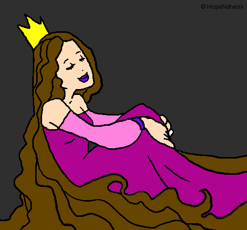 Relaxed princess