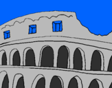 Coloring page Colosseum painted byGrady