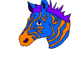 Coloring page Zebra II painted byZebra2