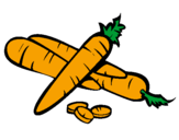 Coloring page Carrots II painted byemily