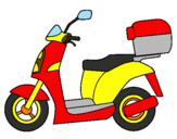Coloring page Autocycle painted byBELDEN