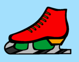 Coloring page Figure skate painted byjoey