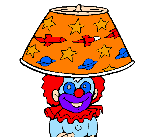 Lamp clown