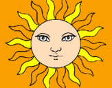 Coloring page Sun painted bykhushboo